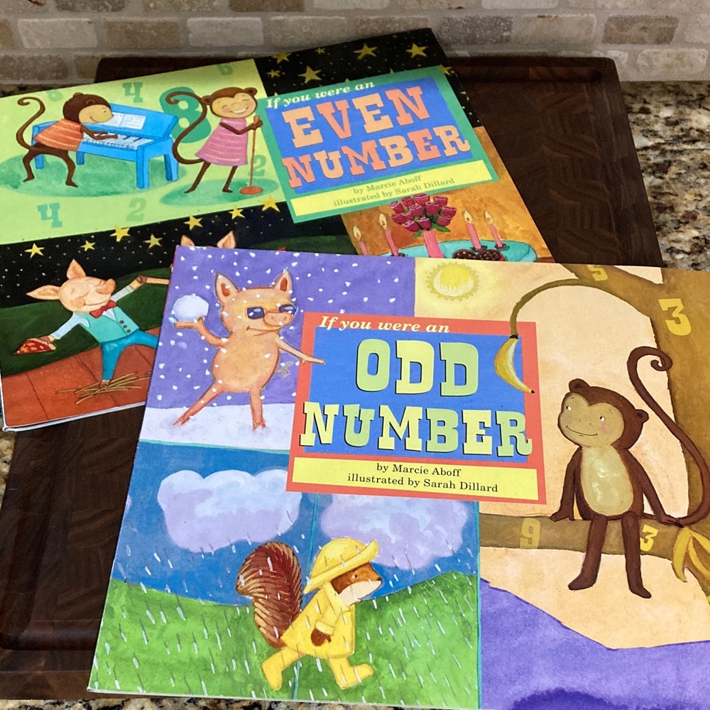 Children's Books Set - Even and Odd Numbers